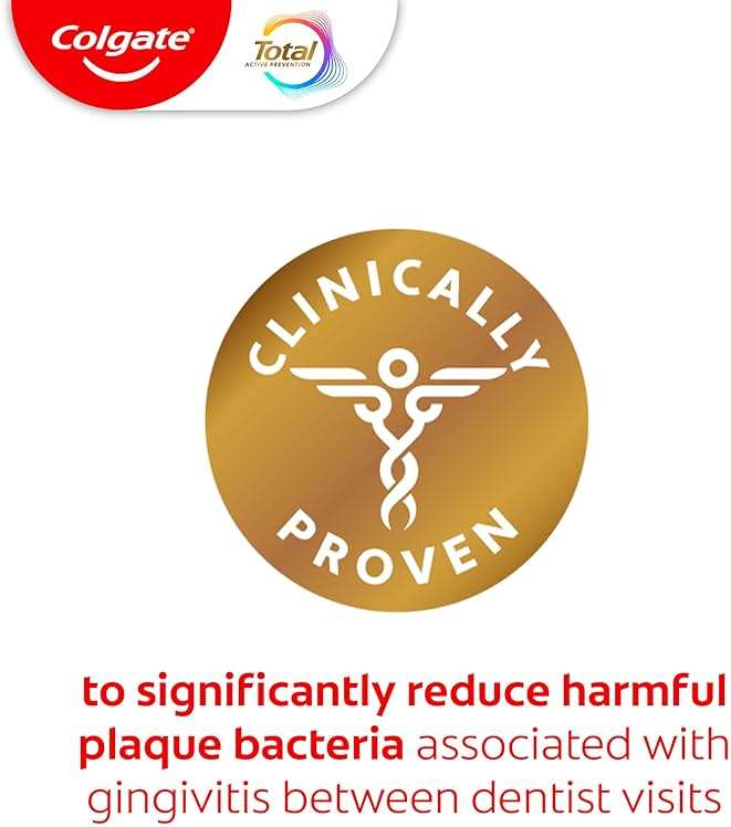 Colgate Total Plaque Pro Release Whitening Toothpaste, Whitening Fluoride Toothpaste, Fights Plaque, Bad Breath, Tartar Buildup, and Helps Protect Teeth from Sensitivity, 3.0 oz - Image 6