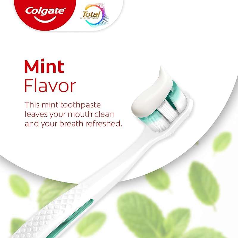 Colgate Total Plaque Pro Release Whitening Toothpaste, Whitening Fluoride Toothpaste, Fights Plaque, Bad Breath, Tartar Buildup, and Helps Protect Teeth from Sensitivity, 3.0 oz - Image 7