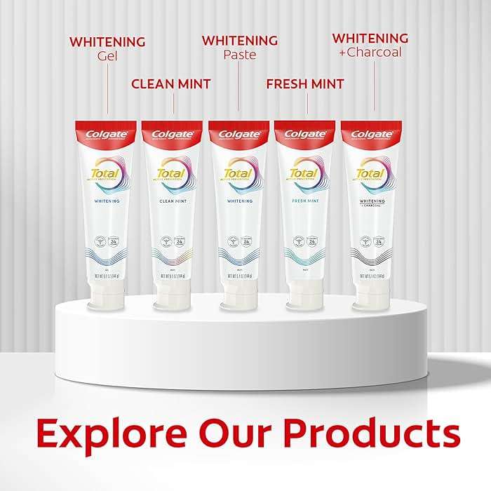 Colgate Total Plaque Pro Release Whitening Toothpaste, Whitening Fluoride Toothpaste, Fights Plaque, Bad Breath, Tartar Buildup, and Helps Protect Teeth from Sensitivity, 3.0 oz - Image 9