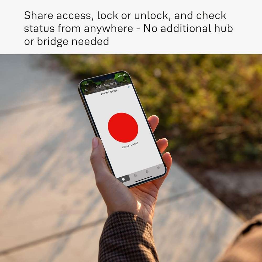 Yale Security Assure Lock 2 Deadbolt, Black Suede Keyed Smart Entry Door Lock with Wi-Fi Connected Keypad for Code Entry and Remote Access, YRD410-WF1-BSP - Image 2