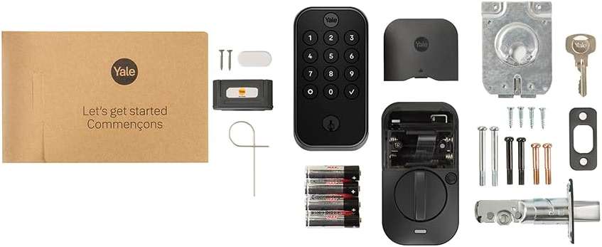 Yale Security Assure Lock 2 Deadbolt, Black Suede Keyed Smart Entry Door Lock with Wi-Fi Connected Keypad for Code Entry and Remote Access, YRD410-WF1-BSP - Image 9