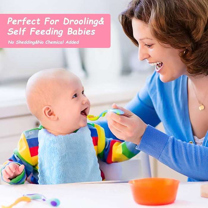 Orighty Baby Washcloths 24-Pack (7''x9''), Microfiber Coral Fleece Baby Towels, Super Soft and Absorbent Wash Cloths for Newborns, Infants and Toddlers, Gentle on Delicate Skin for Face Hands and Body - Image 2
