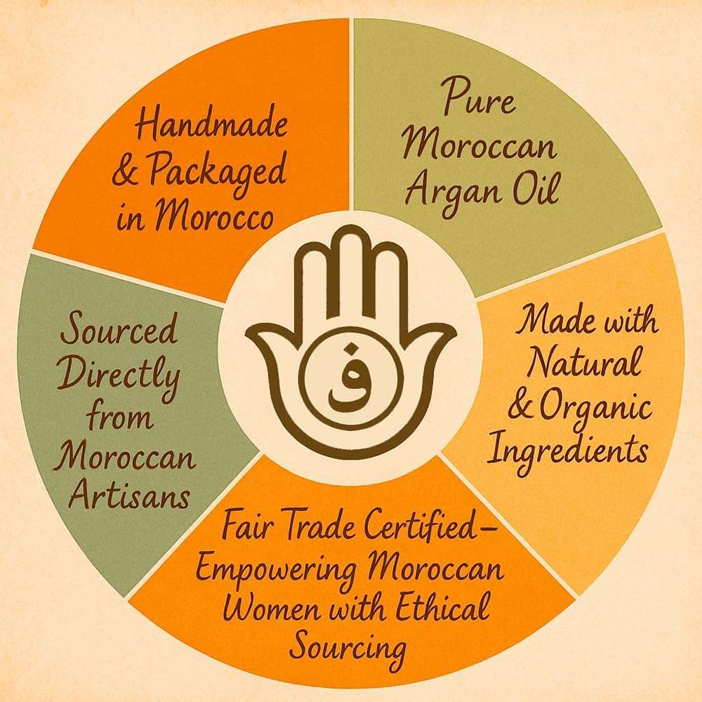 FERIHA Organic Moroccan Black Soap (Argan Oil) - Made in Morocco - 7 oz - Image 7