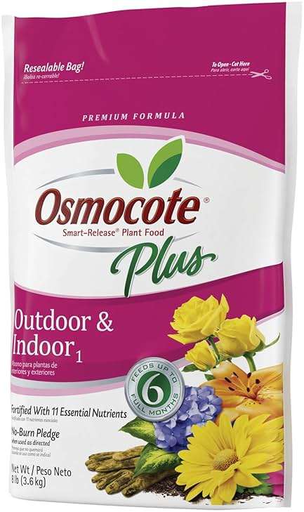 Osmocote Smart-Release Plant Food Plus Outdoor & Indoor1 - Granular, Continuous Release Plant Fertilizer with 11 Essential Nutrients, 8 lbs. - Image 5