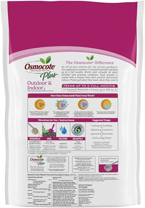 Osmocote Smart-Release Plant Food Plus Outdoor & Indoor1 - Granular, Continuous Release Plant Fertilizer with 11 Essential Nutrients, 8 lbs. - Image 6