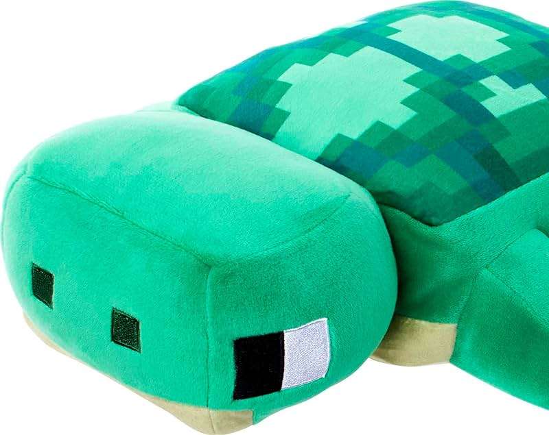 Mattel Minecraft Plush Turtle 12-inch Stuffed Animal Figure, Inspired by Video Game Character, Collectible Toy - Image 2