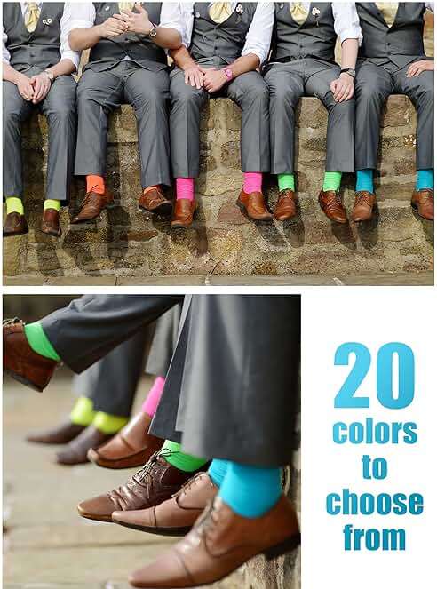Yaomiao 20 Pairs Boys Solid Dress Socks Breathable Lightweight Cotton Crew Socks for Casual Athletic Boys Girls - Image 6