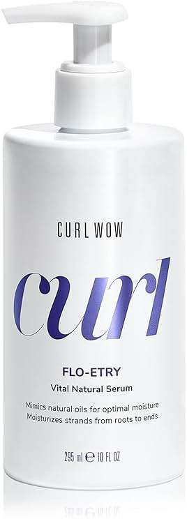 COLOR WOW Curl Wow Flo-etry Vital Natural Serum, Lightweight Moisturizing Serum for Dry Dehydrated Curls - Image 1