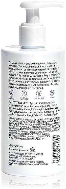 COLOR WOW Curl Wow Flo-etry Vital Natural Serum, Lightweight Moisturizing Serum for Dry Dehydrated Curls - Image 2