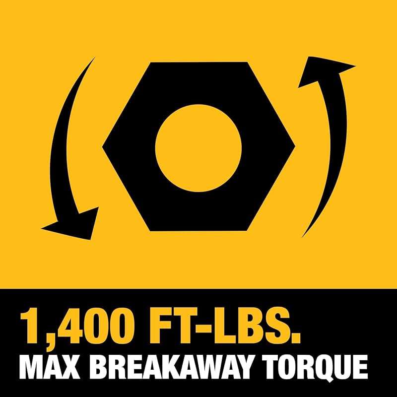 DEWALT 20V MAX Cordless Impact Wrench Kit, 20V MAX, 1/2" Hog Ring With 4-Mode Speed, Includes Battery, Charger and Kit Bag (DCF900P1) - Image 8