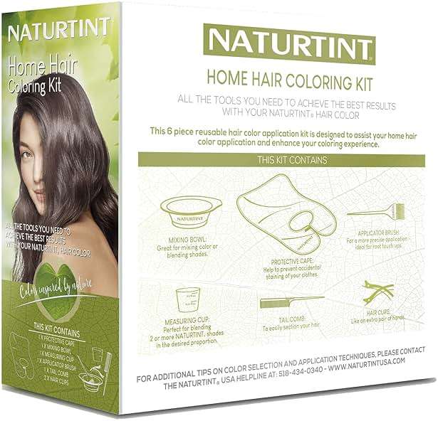Naturtint Home Hair Coloring Kit – 6-Piece, Reusable, Hair Color Application Kit - Image 3
