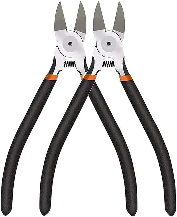 BOENFU Wire Snips Floral Wire Cutter Jewelry Wire Snippers 6 Inches 2 Pack Flush Cut Pliers Side Cutters Metal Cutting Tool for Crafting, Floral, Artificial Flowers, Chicken Wire, Electrical - Image 1