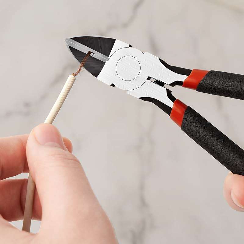 BOENFU Wire Snips Floral Wire Cutter Jewelry Wire Snippers 6 Inches 2 Pack Flush Cut Pliers Side Cutters Metal Cutting Tool for Crafting, Floral, Artificial Flowers, Chicken Wire, Electrical - Image 3