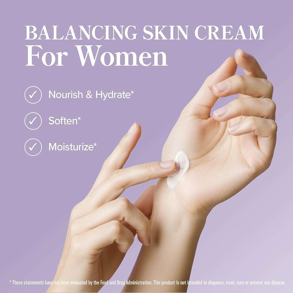 Advanced Estro-Life Balancing Skin Cream for Women | Cosmetic Skin Cream with Estriol, Wild Yam, Black Cohosh, Vitamin A, Black Currant Oil & Manganese | Paraben-Free | 80 Applications | 4oz Pump - Image 3