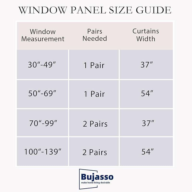 Bujasso Beige 90% Blackout Curtains with Sheer Overlay Mix and Match Double Layer Thermal Insulated Window Panels 84 inch for Living Room Bedroom Beige Drapes with Tiebacks Grommet Top 37" Wx84 Lx2 - Image 5