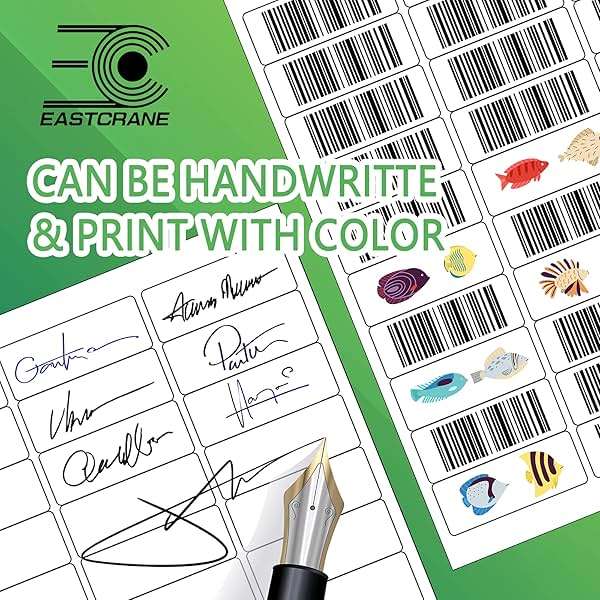 EastCrane 1" x 2-5/8" Printable Mailing Address Labels,3,000 Sticker Labels(100 Sheets),White Blank Labels for Laser/Inkjet Printer,Permanent Adhesive Name Labels,FBA Labels - Image 3