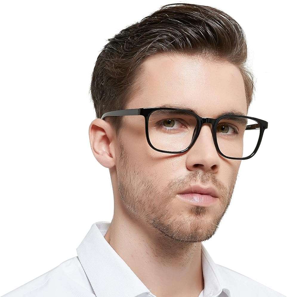 OCCI CHIARI Oversized Men's Reading Glasses Large Square Readers 1.0 1.25 1.5 1.75 2.0 2.25 2.5 2.75 3.0 3.5 4.0 5.0 6.0 - Image 1