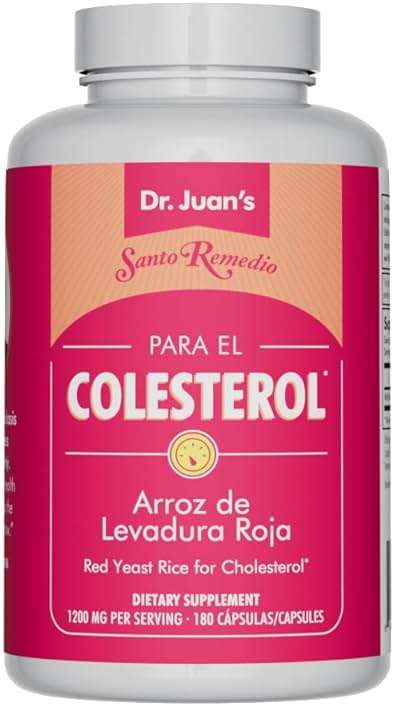 Santo Remedio Red Yeast Rice, Supports Cardiovascular System, Dietary Supplement, 1200 mg per Serving, 180 Capsules, Non-GMO, Gluten Free, No Artificial Flavors - Image 1