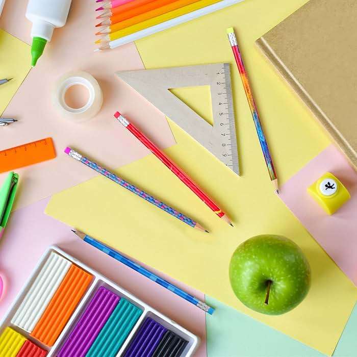 Chinco 300 Pieces Wooden Pencil with Eraser for Kids Assortment Colorful Fun Pencils Bulk with Eraser Kids Novelty Back to School Supplies for Classroom, Student Reward, Stationery Party Favors - Image 4