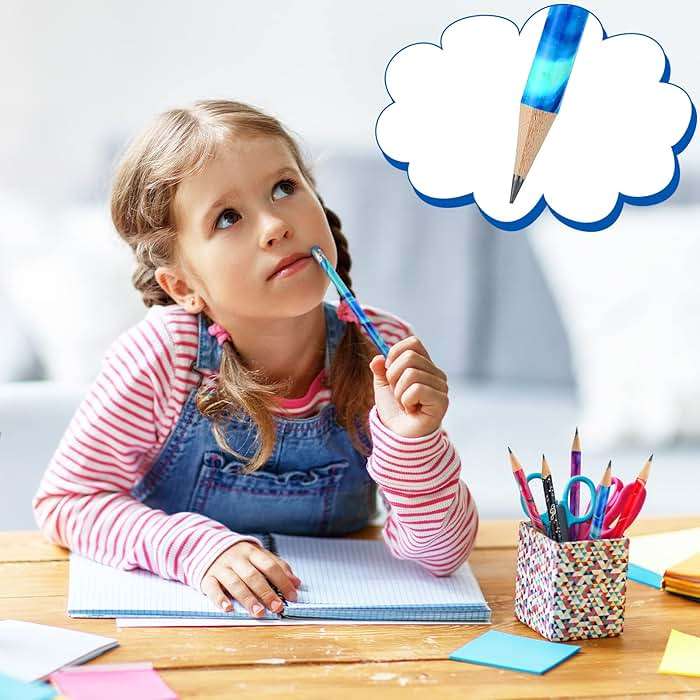 Chinco 300 Pieces Wooden Pencil with Eraser for Kids Assortment Colorful Fun Pencils Bulk with Eraser Kids Novelty Back to School Supplies for Classroom, Student Reward, Stationery Party Favors - Image 5