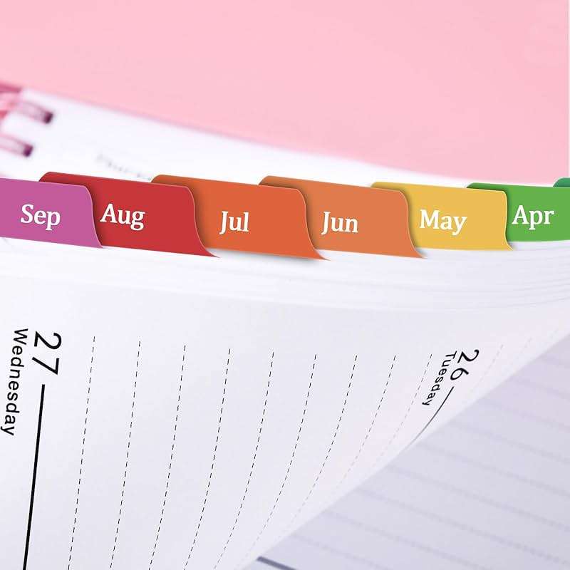 Planner 2026-2027 - 2026-2027 Planner Weekly and Monthly with Tabs, July 2026 - June 2027, 6.25" × 8.3", Strong Twin-Wire Binding - Image 6