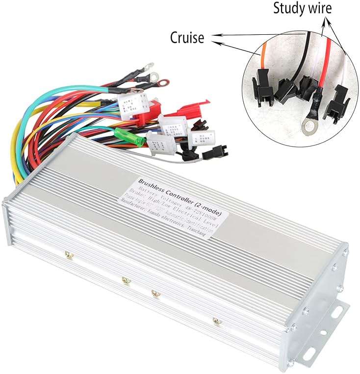 Silscvtt Brushless Motor Speed Controller 48-72V 1000W Scooter Controller DC Replacement for E-Bike Scooter Motor Controller Square Wave Controller - Image 6