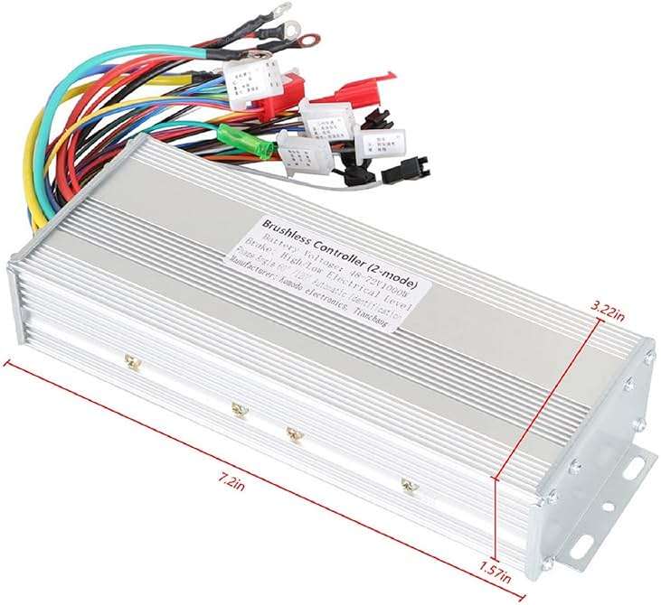 Silscvtt Brushless Motor Speed Controller 48-72V 1000W Scooter Controller DC Replacement for E-Bike Scooter Motor Controller Square Wave Controller - Image 7