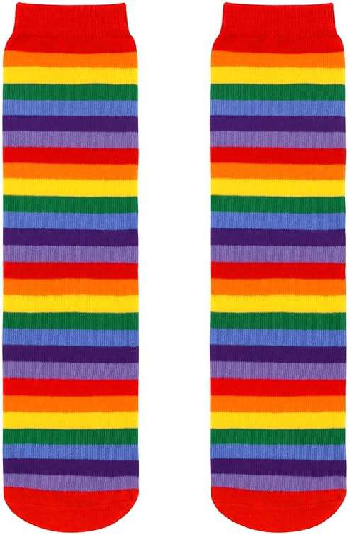 Olreco Toddler Soccer Socks Boys Girls Soccer Socks Kids Knee High Socks for Toddler Girls Toddler Tube Socks with Stripes - Image 6