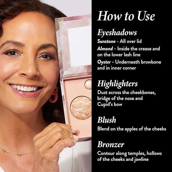 LAURA GELLER NEW YORK Best of the Best Baked Palette – 7-in-1 Full Face Palette – Bronzer, Blush, 2 Highlighters & 3 Eyeshadows – Crease-Proof, Handmade in Italy – Travel-Friendly - Image 5