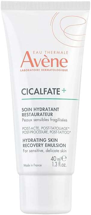 Avène Cicalfate+ Hydrating Skin Recovery Emulsion for post-procedure & post-tattoo, helps restore skin barrier, 24hr hydration, 1.3 Fl Oz - Image 1
