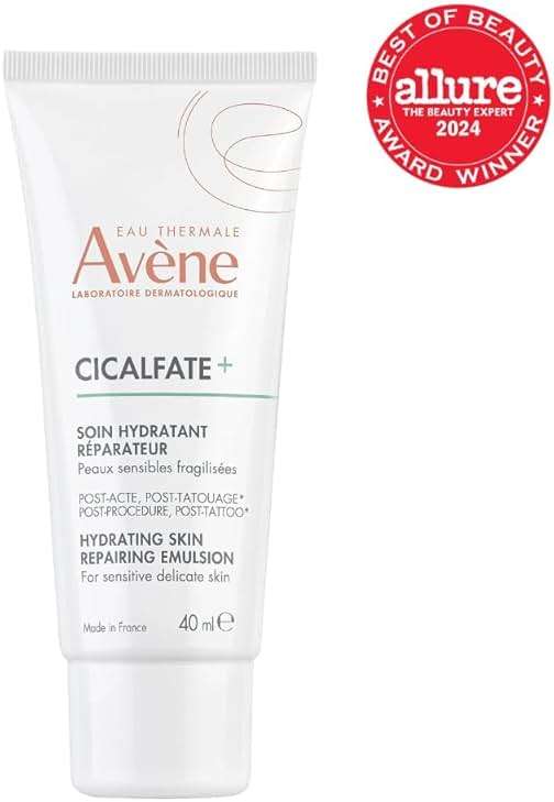 Avène Cicalfate+ Hydrating Skin Recovery Emulsion for post-procedure & post-tattoo, helps restore skin barrier, 24hr hydration, 1.3 Fl Oz - Image 2