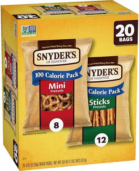 Snyder's of Hanover Variety Pack Pretzels, 20 Count 0.92 Oz - Image 5