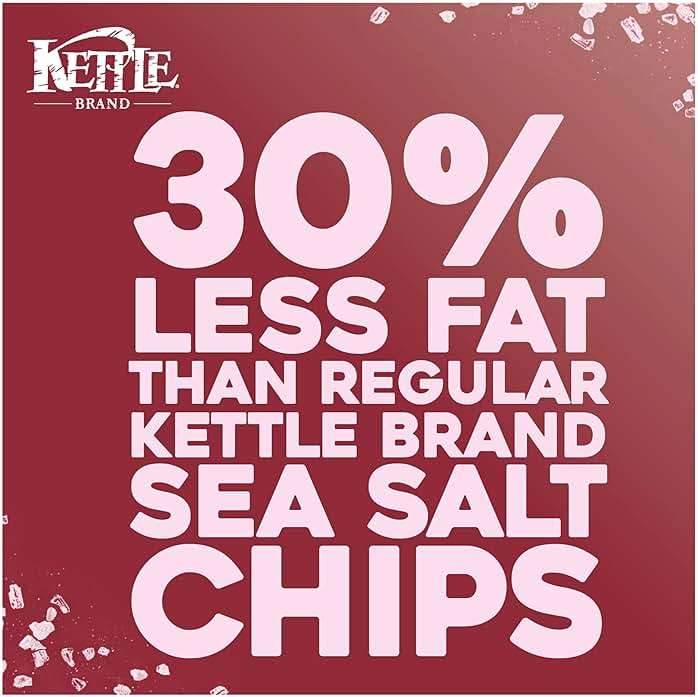 Kettle Brand Potato Chips, Air Fried Himalayan Salt Kettle Chips, 6.5 Oz Bag - Image 4