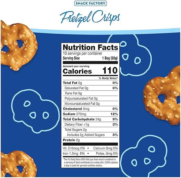 Snack Factory Pretzel Crisps, Original, 1 Oz Snack Bags, 10 Ct - Image 2
