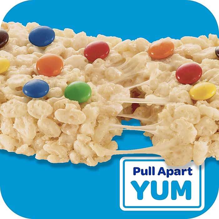Rice Krispies Treats Mega Bars Large Marshmallow Snack Bars, Kids Snacks, Rainbow, 25.3oz Box (12 Count) - Image 4