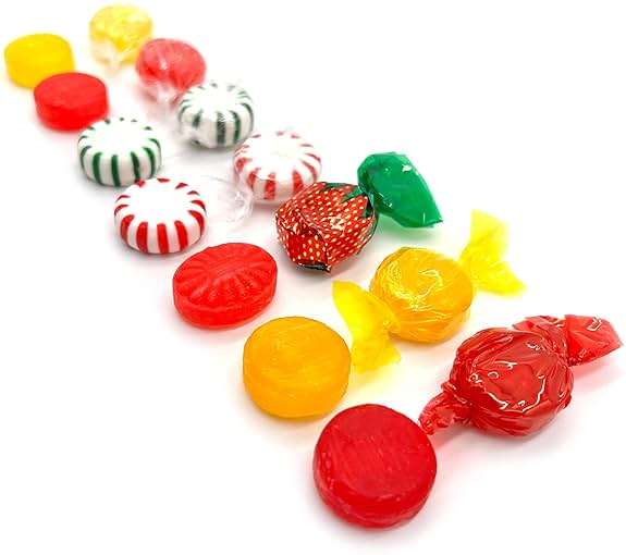 Hard Candy Party Mix | 6 Pound Bulk Bag | Starlight Mints, Strawberry, Cinnamon, Butterscotch, Fruit Flavors | Hard Candy Individually Wrapped - Approx. 450 Count - Image 4