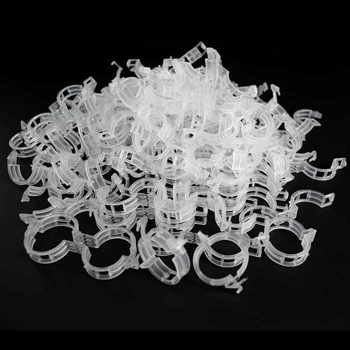 120 Pack Tomato Clips for Climbing Plants - Plant Support Clips, Garden Clips & Tomato Trellis Accessories | Plastic Plant Clips for Vertical Gardening, Cucumbers, Orchids, Vegetables - Image 3