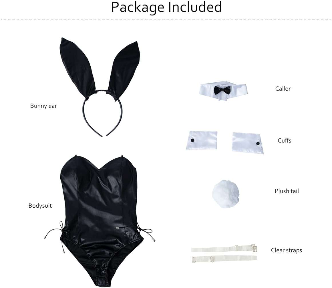 CR ROLECOS Bunny Costume Women Bunny Suit Cosplay Lingerie Adult Halloween Costumes - Image 4