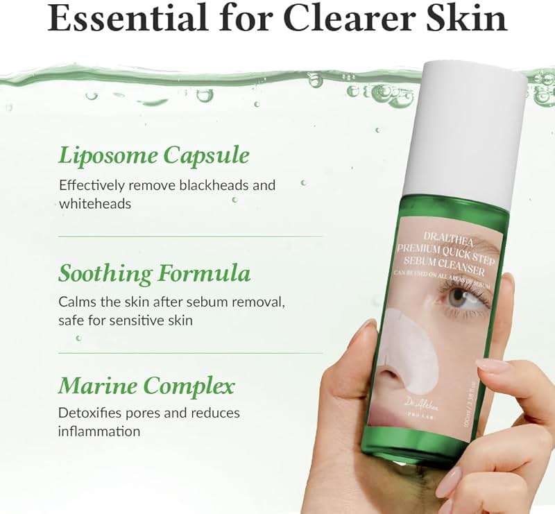 Dr.Althea Premium Quick Step Sebum Cleanser | Quick and Effective Blackhead Remover | Facial Exfoliant for Sensitive Skin | Korean Skin Care | 3.38 fl oz - Image 3
