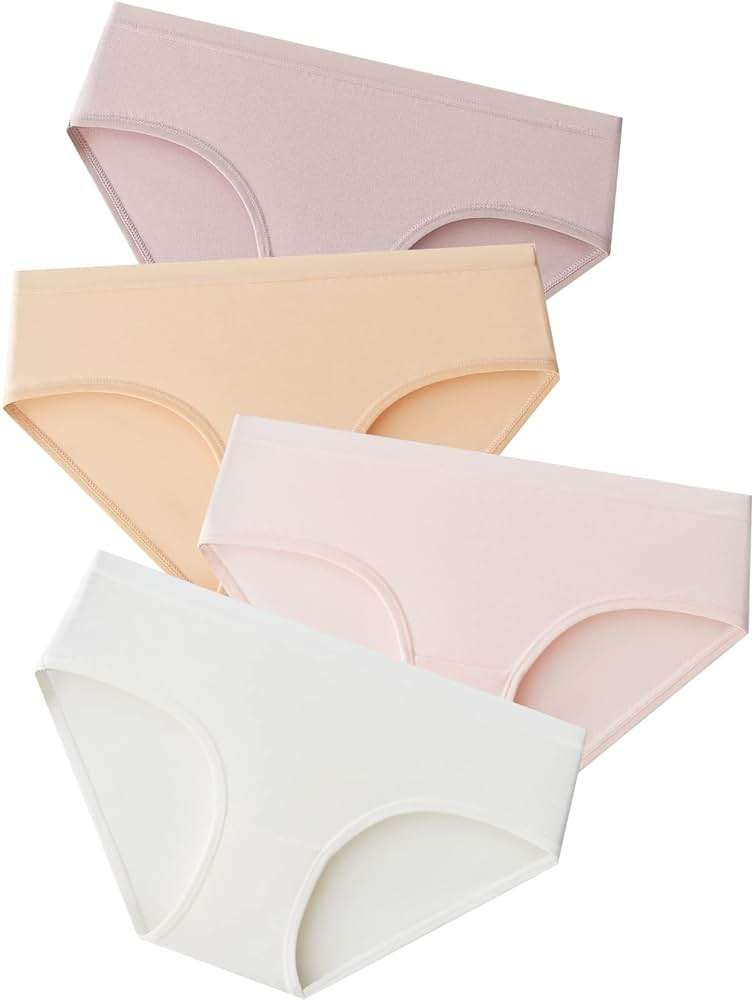 Domee Teen Girls Cotton Underwear Panties Briefs Pack of 8 Underpants - Image 5
