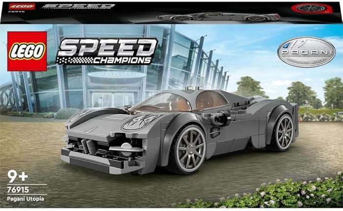 LEGO 76915 Speed Champions Pagani Utopia Racing Car and Toy Model Kit of an Italian Hypercar, Car Collector's Vehicle from The Set 2023 - Image 3