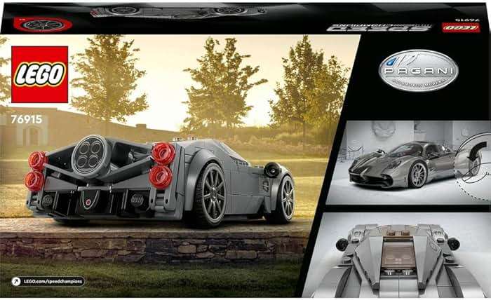 LEGO 76915 Speed Champions Pagani Utopia Racing Car and Toy Model Kit of an Italian Hypercar, Car Collector's Vehicle from The Set 2023 - Image 7