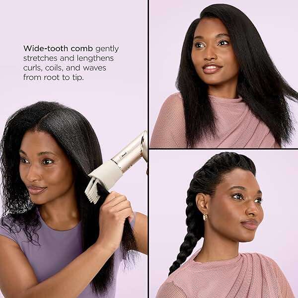 Shark FlexStyle | Air Multi-Styler & Drying System | Hair Dryer Brush for Blowouts with Coanda Auto- Wrap Curlers, Oval Brush, Curl-Defining Diffuser & Concentrator Attachment | Stone | HD435 - Image 16