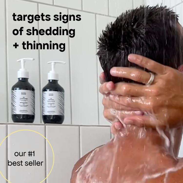 BondiBoost HG Anti-Thinning Shampoo Conditioner Set [10.14 fl oz each], Clinically Tested to Promote Fuller + Thicker-Looking Hair for Women & Men, Procapil, Redensyl & Rosemary Formula, Sulfate-Free - Image 2