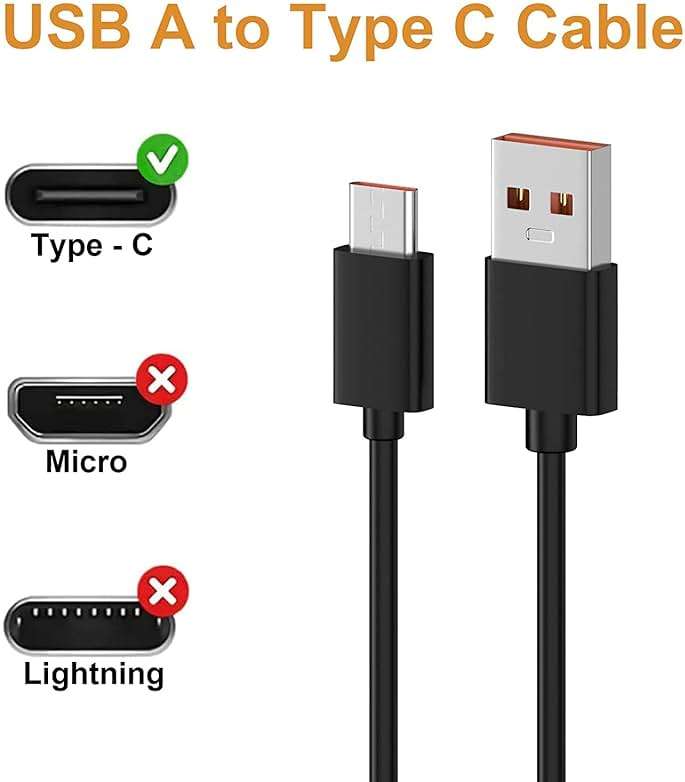 USB Type C Charging Cable for TOZO T20, T18, T12, T12 Pro, T10, T9, NC9, NC7, NC2, X1, A1, A2, A3, NC9 Pro, W3, for Beats Studio Buds, Solo Buds, for JBL Charge 6, 5, 4, Flip 7, 6, 5, Pulse 5, 4 - Image 4