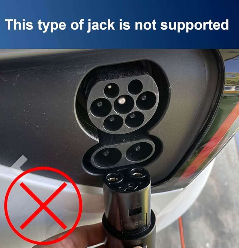 J1772 Charger Adapter Compatible Tesla Model 3/Y/X/S[Security Check ] 80 Amp / 240 AC-Compatible with SAE J1772 Charger[Only for Tesla Car] - Image 3