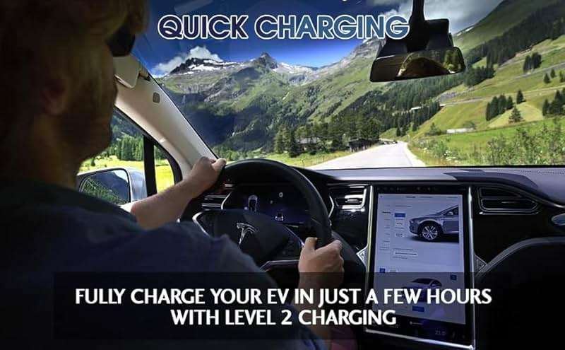 J1772 Charger Adapter Compatible Tesla Model 3/Y/X/S[Security Check ] 80 Amp / 240 AC-Compatible with SAE J1772 Charger[Only for Tesla Car] - Image 7