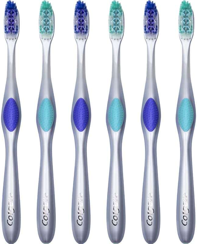 Colgate 360 Enamel Health Sensitive Toothbrush, Compact Head, Extra Soft - Pack of 6 - Image 2