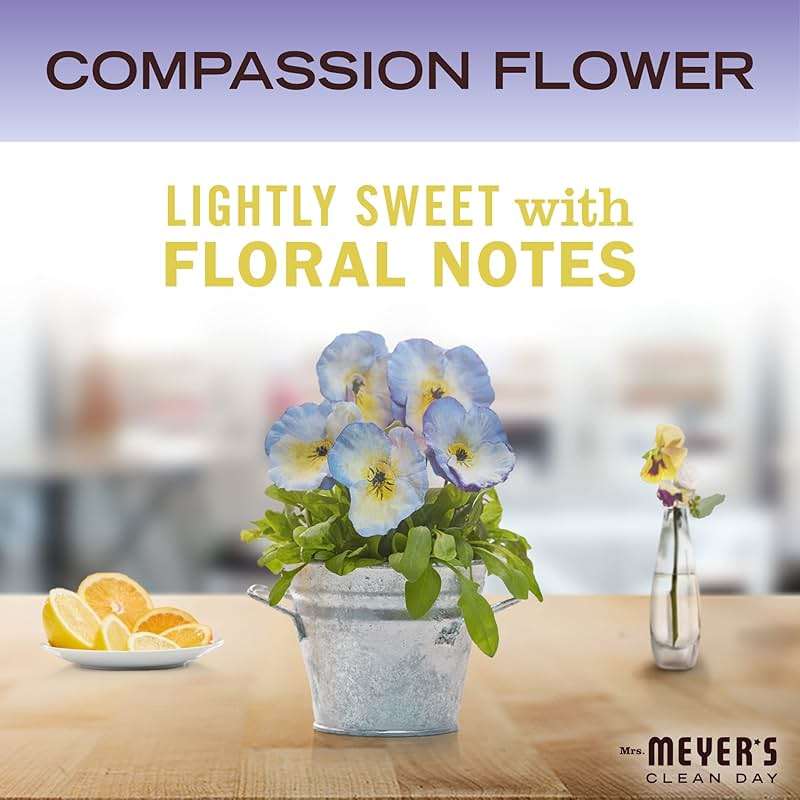 MRS. MEYER'S CLEAN DAY Multi-Surface Everyday Cleaner, Compassion Flower Scent, 16 Fl Oz Bottle - 3 Pack - Image 3