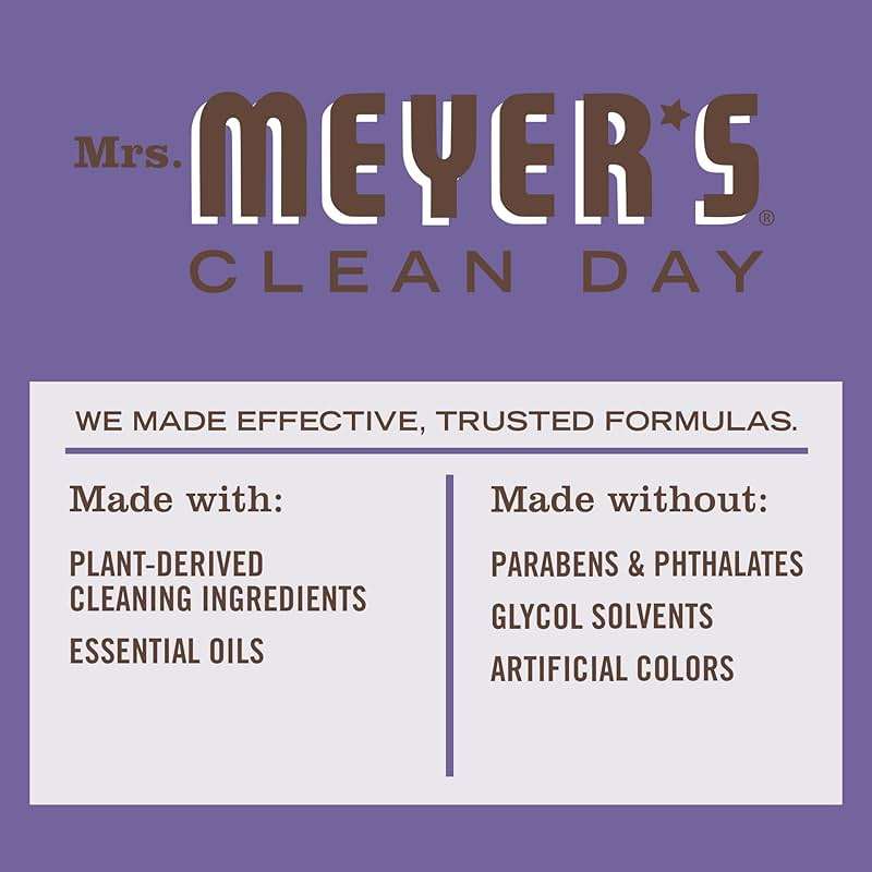 MRS. MEYER'S CLEAN DAY Multi-Surface Everyday Cleaner, Compassion Flower Scent, 16 Fl Oz Bottle - 3 Pack - Image 6
